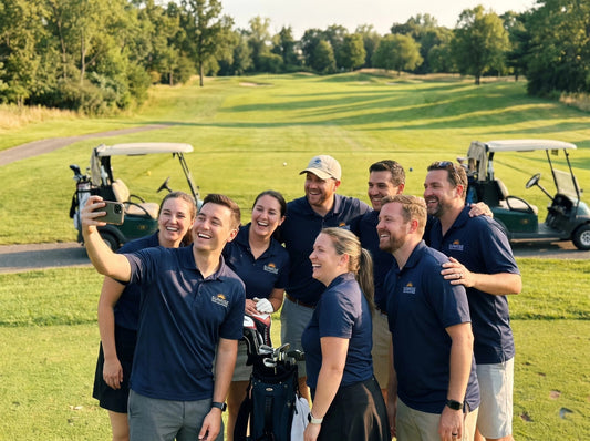 Corporate Golf Outing Apparel: Custom Polos for Company & Charity Tournaments