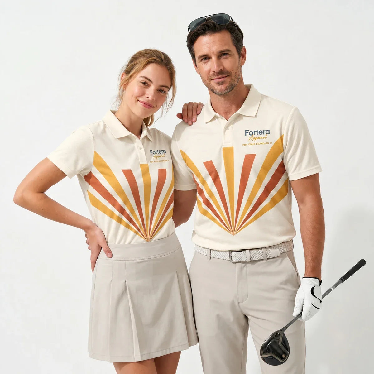 70s Polo Shirt with Fortera Apparel chest logo