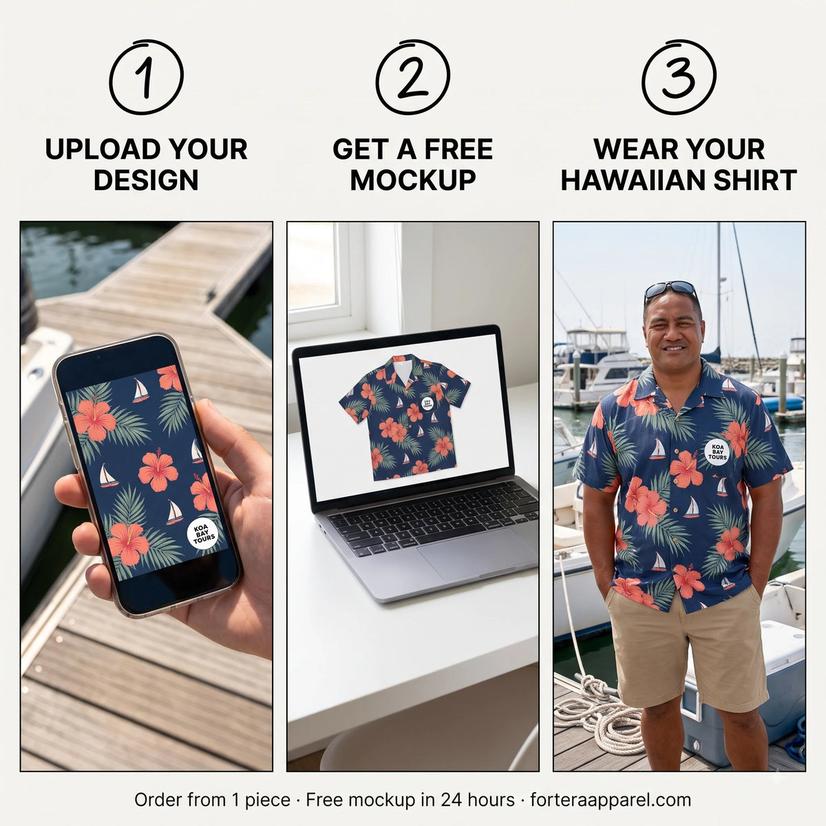 Custom Hawaiian Shirts - Upload Your Design, photo 3