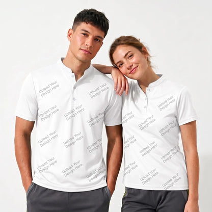Custom Henley Shirt - Upload Your Design | All Over Print Sublimation Henley
