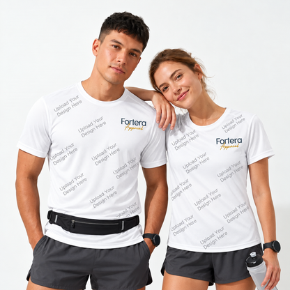 Custom Running Shirts - Upload Your Design | Sublimated Performance Tee | Fortera Apparel