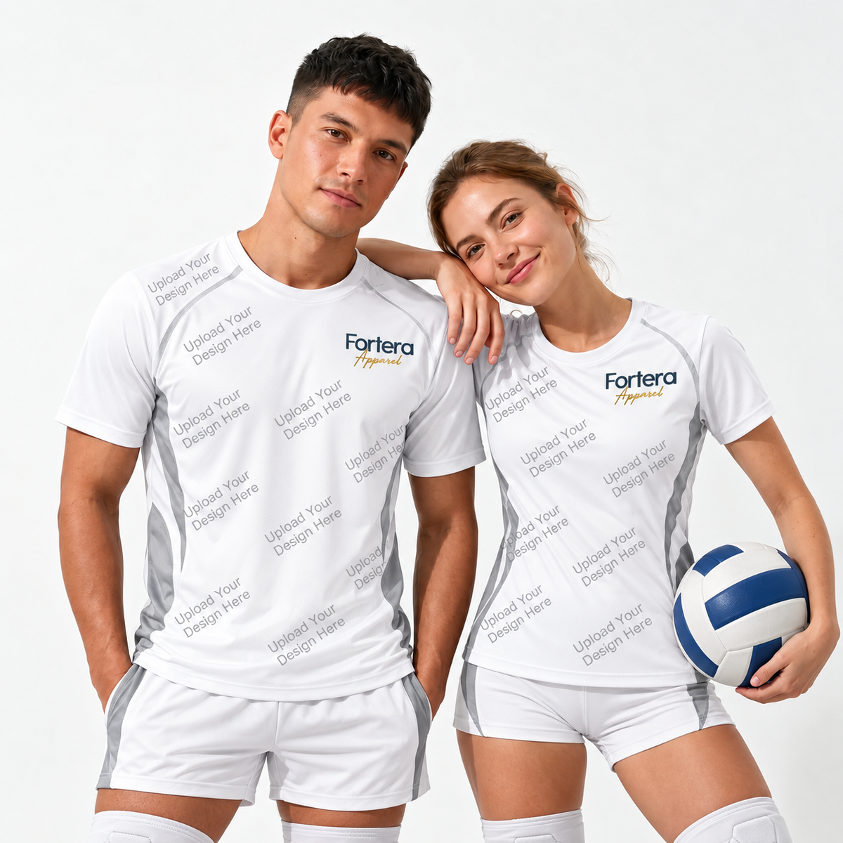 Custom Volleyball Jerseys - Upload Your Design | Sublimated Team Jersey | Fortera Apparel